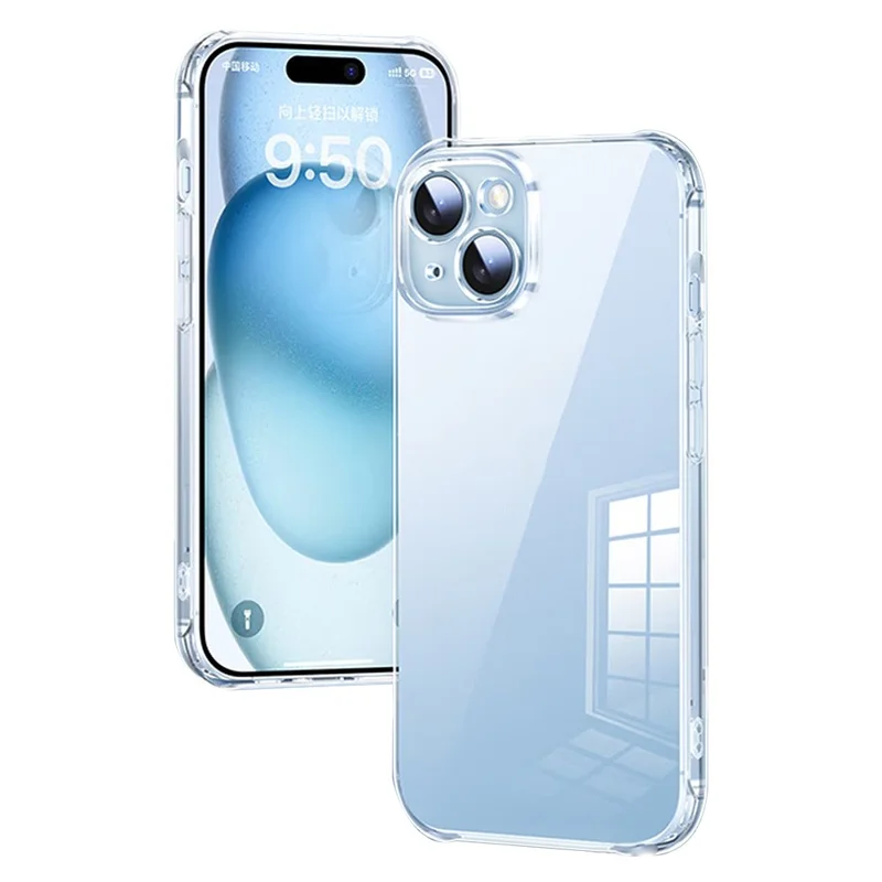 SMARTDEVIL For iPhone 14 Clear Case TPU Anti-drop Phone Cover - Transparent