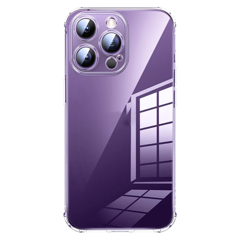 SMARTDEVIL For iPhone 12 Clear Case TPU Anti-drop Phone Cover - Transparent