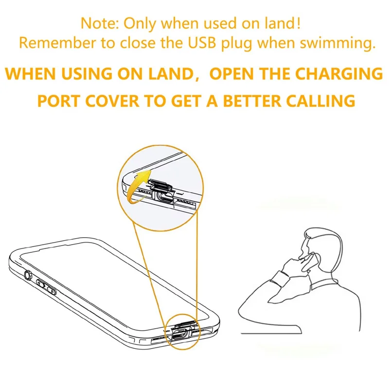 REDPEPPER A Series For Samsung Galaxy A37 5G / A36 5G Case Clear Back IP68 Waterproof Phone Cover - Black