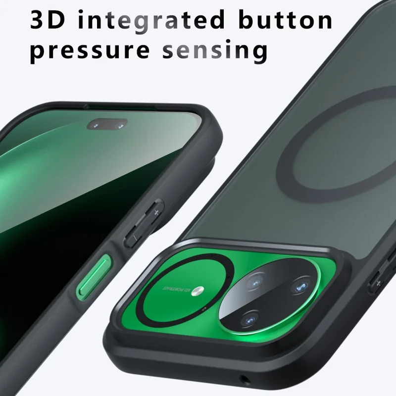 Coque magnétique pour Huawei nova 15 Pro 5G / nova 15 Ultra 5G, housse tactile mate en TPU + PC - Noir