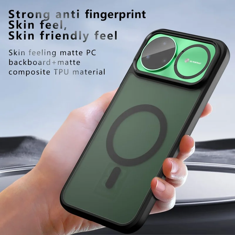 Coque magnétique pour Huawei nova 15 Pro 5G / nova 15 Ultra 5G, housse tactile mate en TPU + PC - Noir