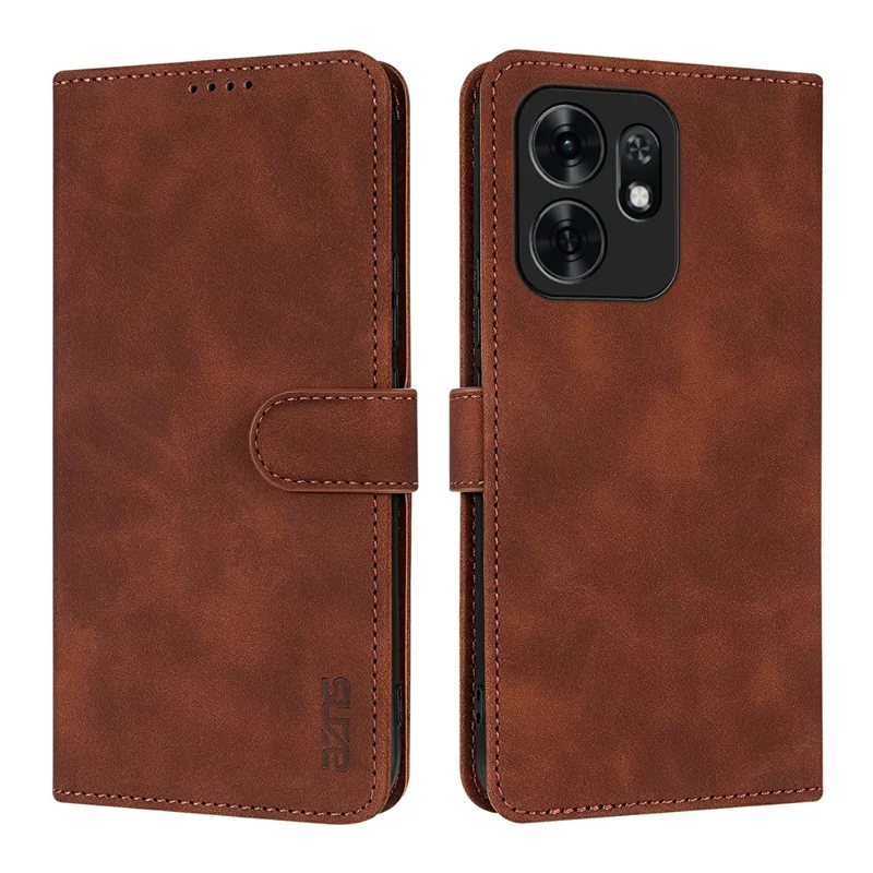 AZNS For Honor Play 60A 5G Case PU Leather Wallet Phone Cover - Brown