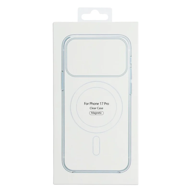 Bulk Purchasing For iPhone 17 Pro Max Magnetic Case TPU + Acrylic Phone Cover - Transparent