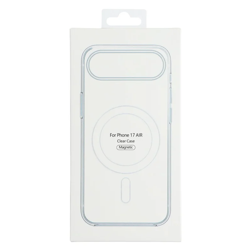 Bulk Purchasing For iPhone Air Magnetic Case TPU + Acrylic Phone Cover - Transparent