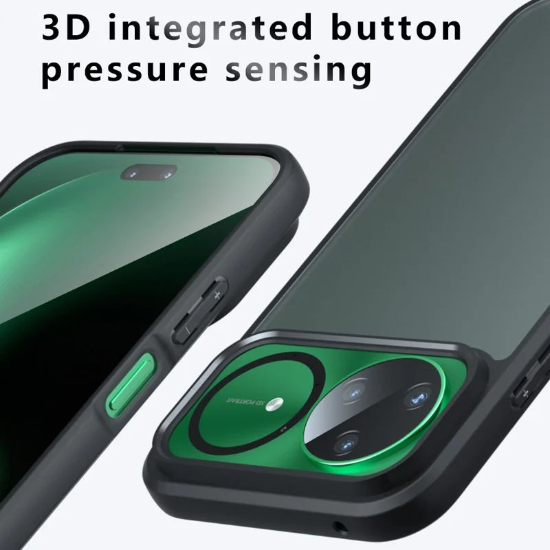 Coque pour Huawei nova 15 Pro 5G / nova 15 Ultra 5G, Revêtement TPU + PC Mat, Toucher Peau, - Noir Transparent