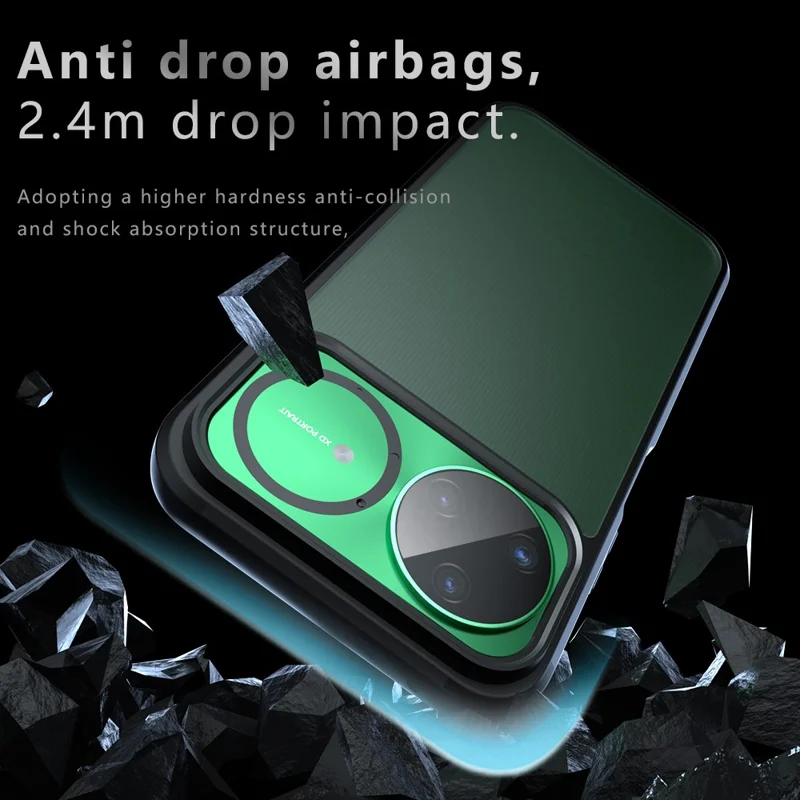 Coque pour Huawei nova 15 Pro 5G / nova 15 Ultra 5G, Revêtement TPU + PC Mat, Toucher Peau, - Noir Transparent