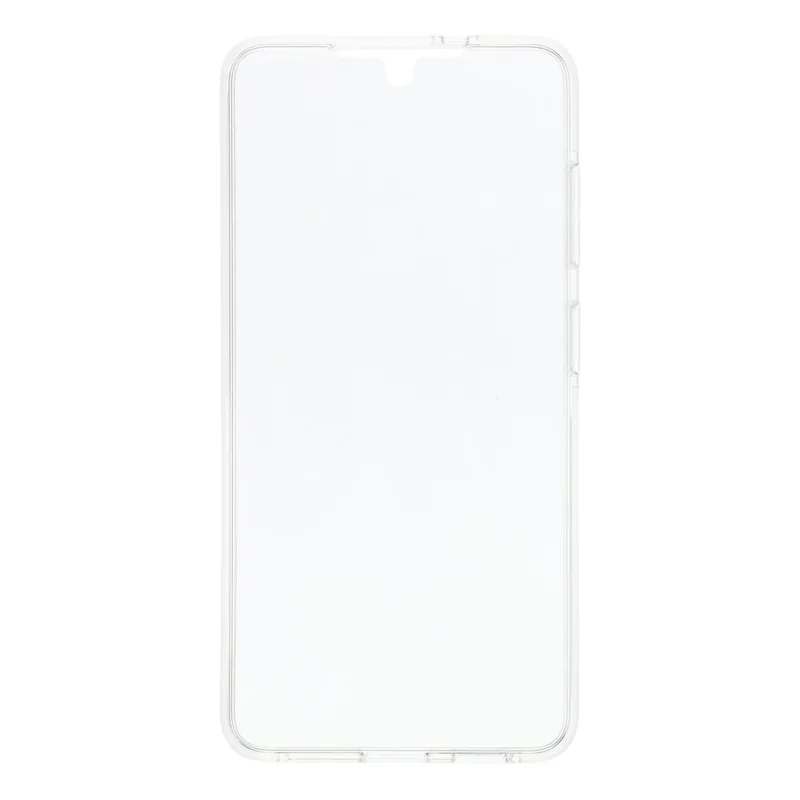 Obudowa na Samsung Galaxy S26 z ramką TPU, przezroczysta pokrywa z akrylu z folią PET - Przezroczysta