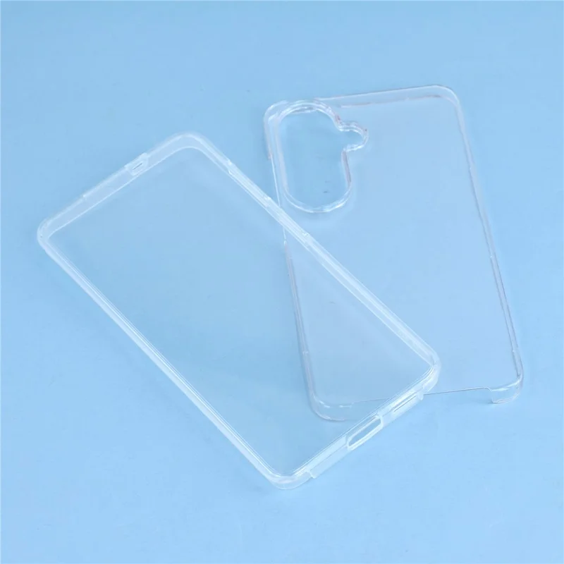 Obudowa na Samsung Galaxy S26 z ramką TPU, przezroczysta pokrywa z akrylu z folią PET - Przezroczysta