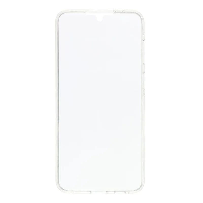For Samsung Galaxy A57 5G Case TPU Frame Clear Acrylic Back Cover with PET Film - Transparent