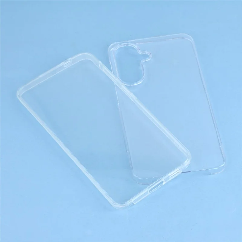 For Samsung Galaxy A57 5G Case TPU Frame Clear Acrylic Back Cover with PET Film - Transparent