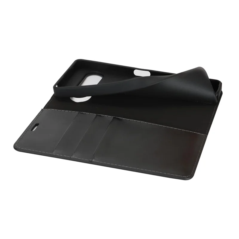 For Sony Xperia 10 VII Case Crazy Horse Texture Split Leather Wallet Phone Cover - Black