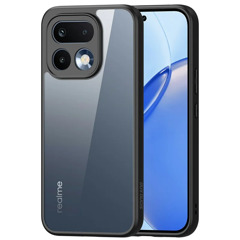 DUX DUCIS Aimo Serie für Realme 16 Pro 5G Hülle PC + TPU, transparenter Rücken, Handyhülle (REACH-Zertifizierung) – Schwarz