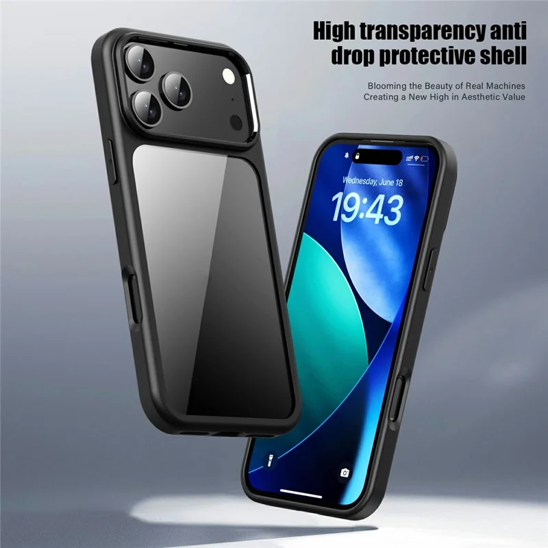 Bulk Purchasing For iPhone 17 Pro Case Hard PC + Soft TPU Shockproof Phone Back Cover - Green