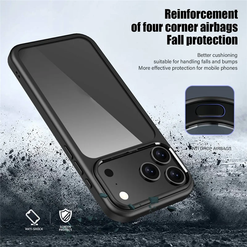 Bulk Purchasing For iPhone 17 Pro Case Hard PC + Soft TPU Shockproof Phone Back Cover - Green