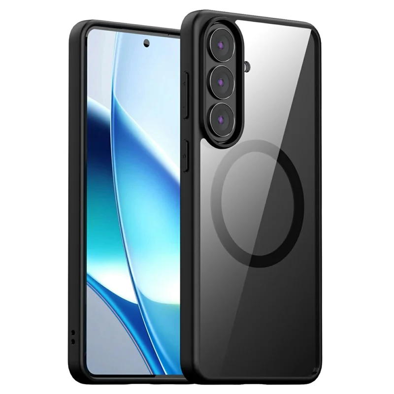 Bulk Purchasing For Samsung Galaxy S26 Magnetic Case Hard PC + Soft TPU Shockproof Phone Cover - Black