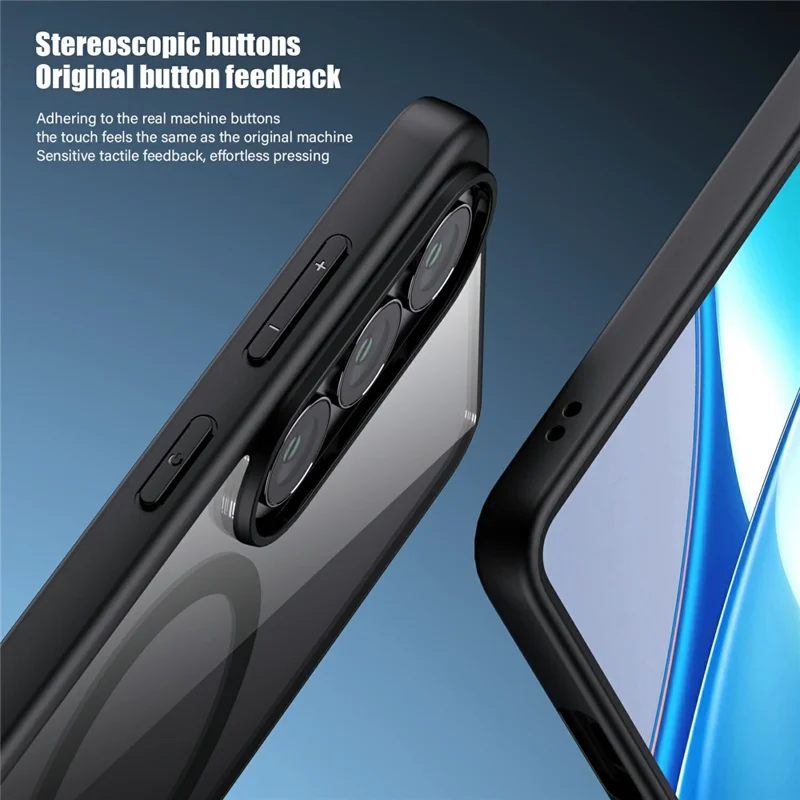 Bulk Purchasing For Samsung Galaxy S26 Magnetic Case Hard PC + Soft TPU Shockproof Phone Cover - Black