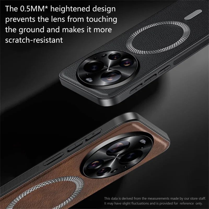 For Xiaomi 17 Ultra 5G Case PU TPU PC Phone Back Cover with Metal Lens Frame - Black