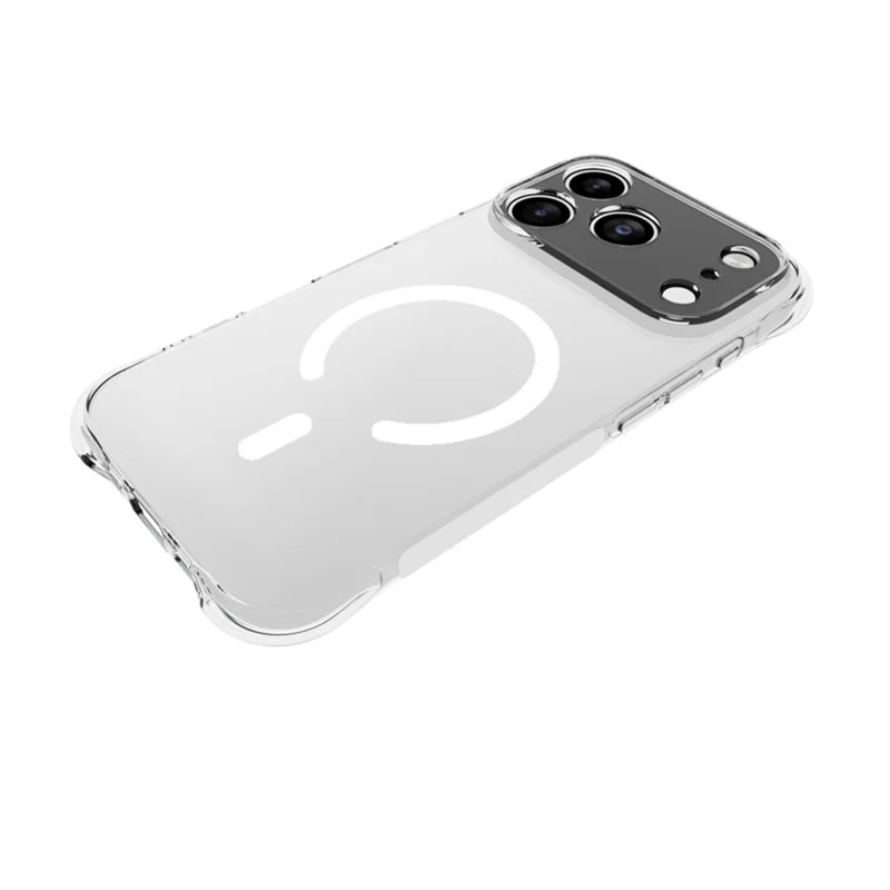 Bulk Purchasing For iPhone 17 Pro Magnetic Case TPU Anti-drop Phone Back Cover Compatible with MagSafe - Transparent