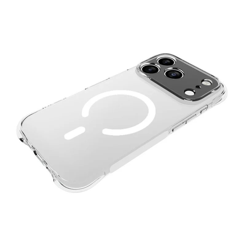 Bulk Purchasing For iPhone 17 Pro Max Magnetic Case TPU Anti-drop Phone Back Cover Compatible with MagSafe - Transparent