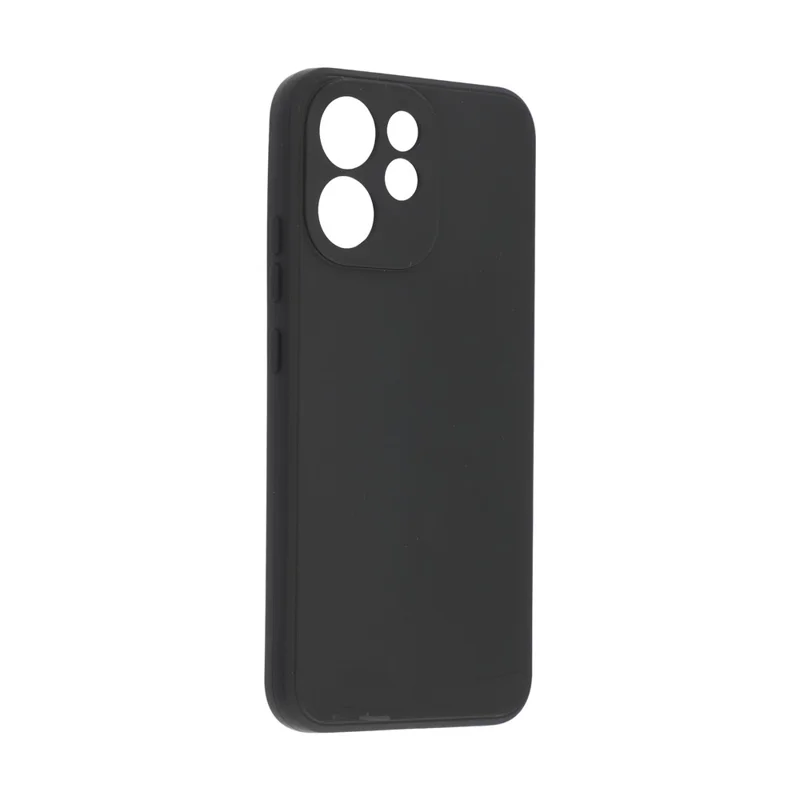 For Oppo Reno15 F 5G Case Precise Cutouts Straight Edge TPU Shockproof Phone Cover - Black