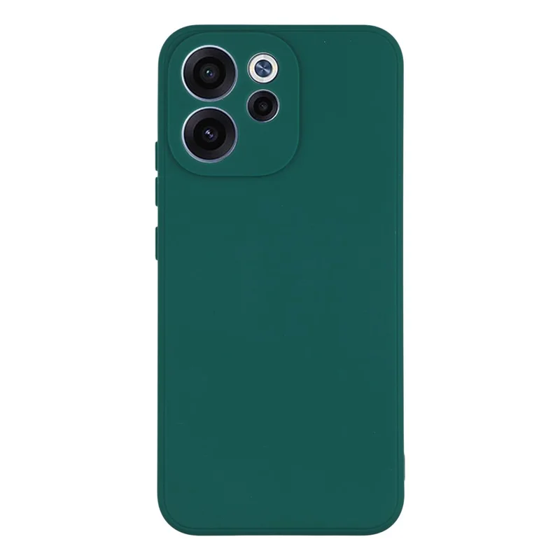 For Oppo Reno15 F 5G Case Precise Cutouts Straight Edge TPU Shockproof Phone Cover - Army Green