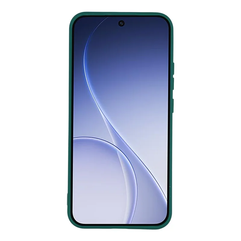For Oppo Reno15 F 5G Case Precise Cutouts Straight Edge TPU Shockproof Phone Cover - Army Green
