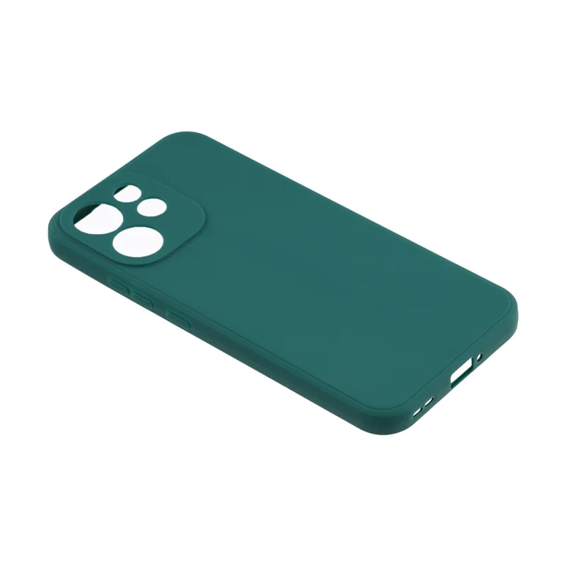 For Oppo Reno15 F 5G Case Precise Cutouts Straight Edge TPU Shockproof Phone Cover - Army Green
