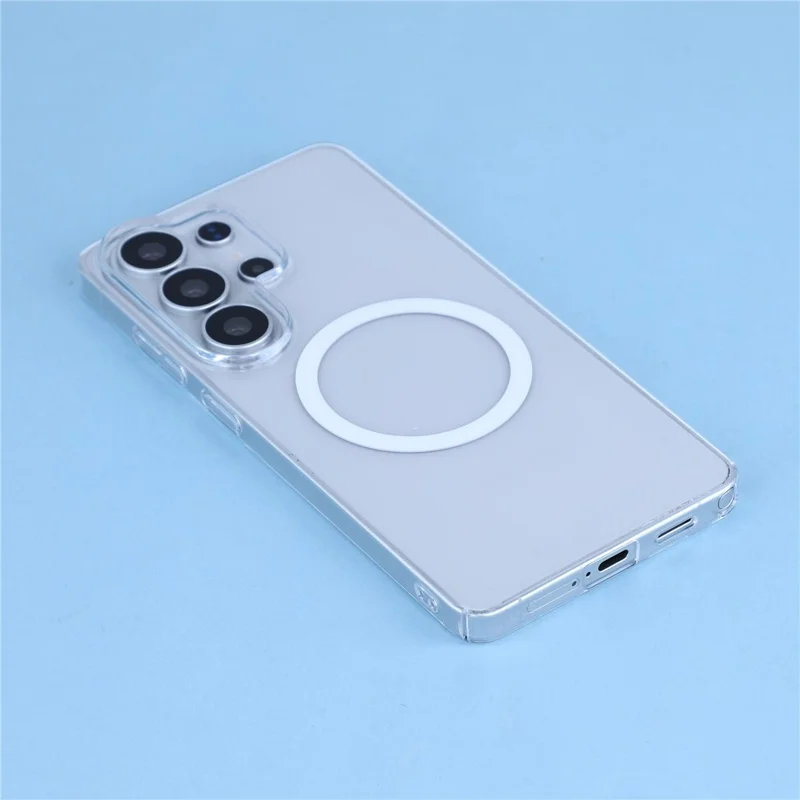 YOUNGKIT For Samsung Galaxy S26 Ultra Magnetic Case Hard PC Phone Back Cover - Transparent