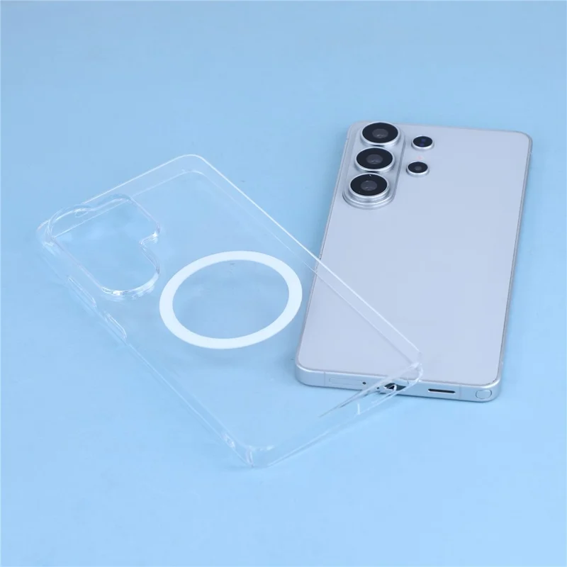 YOUNGKIT For Samsung Galaxy S26 Ultra Magnetic Case Hard PC Phone Back Cover - Transparent