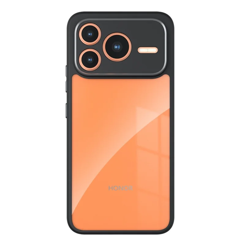 For Honor Power2 5G Case TPU + PC Shockproof Phone Cover - Transparent