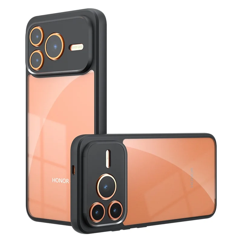 For Honor Power2 5G Case TPU + PC Shockproof Phone Cover - Transparent