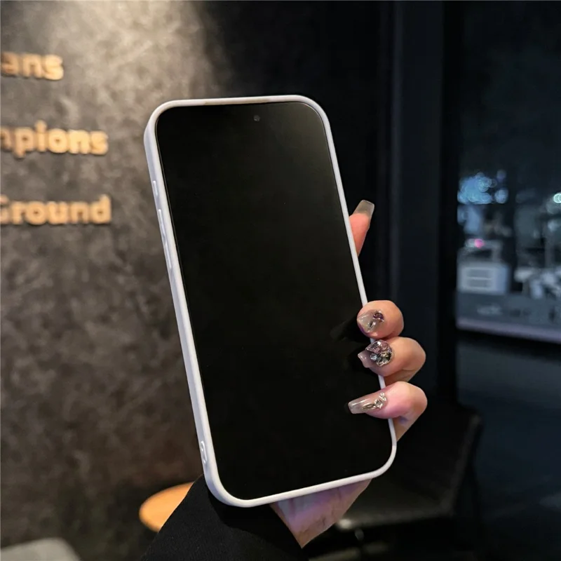 For iPhone 17 Pro Magnetic Case Skin Touch TPU + PC Protective Phone Back Cover Compatible with MagSafe - White