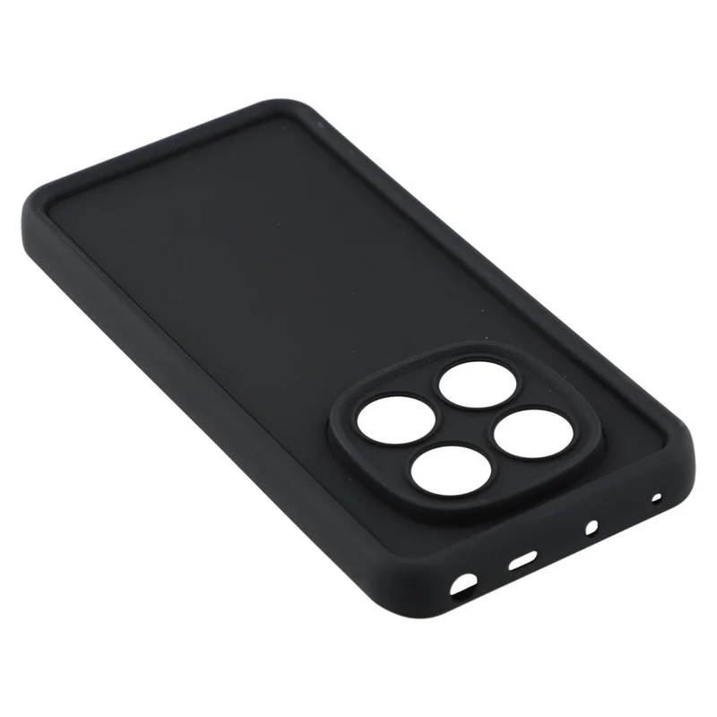 For Xiaomi Redmi Note 15 Pro 5G (Global) Case Grooved Design TPU Anti Slip Phone Cover - Black