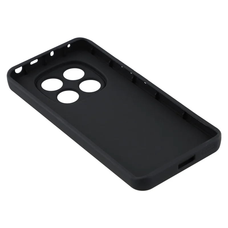 For Xiaomi Redmi Note 15 Pro 5G (Global) Case Grooved Design TPU Anti Slip Phone Cover - Black