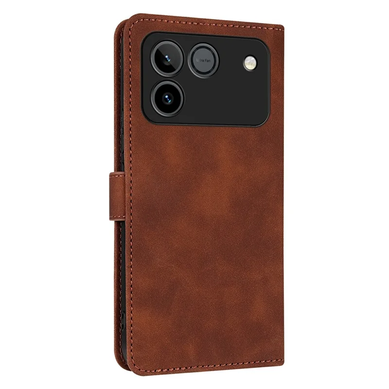 AZNS For Honor Win RT 5G Case PU Leather Wallet Phone Cover - Brown