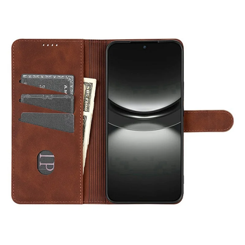 AZNS For Honor Win RT 5G Case PU Leather Wallet Phone Cover - Brown