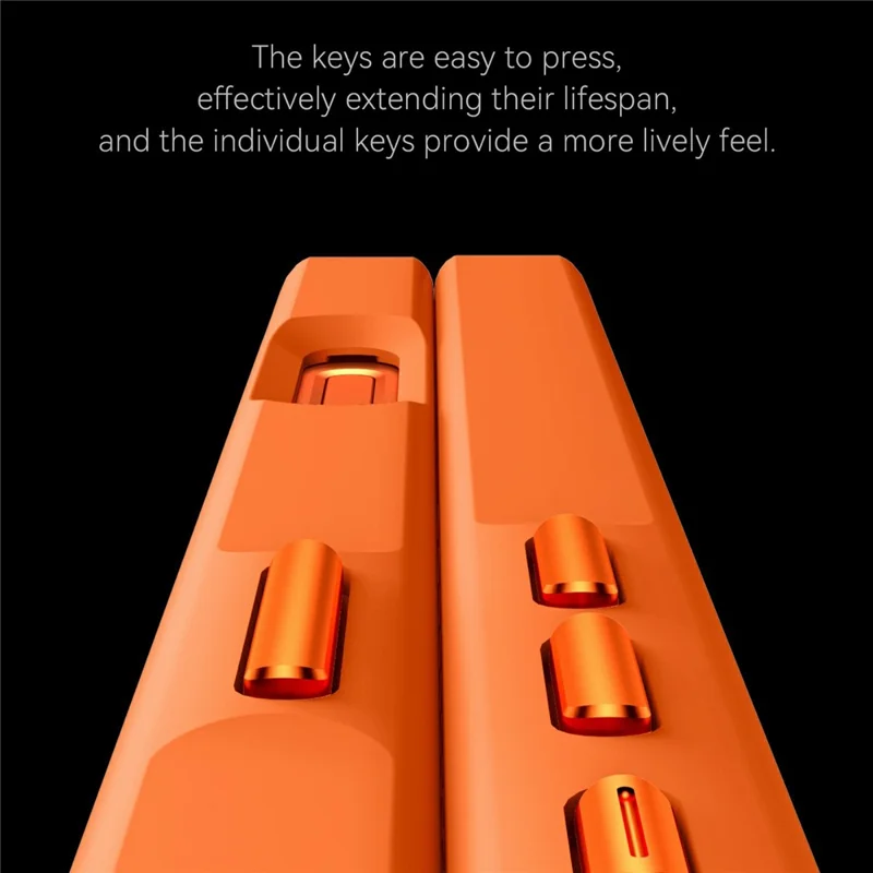 SULADA For iPhone 16 Pro Magnetic Phone Case Transfer to 17 Pro PC TPU Cell Phone Cover - Orange