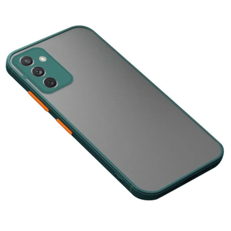 For Samsung Galaxy S25 FE Case TPU + PC Matte Anti Drop Phone Back Cover - Midnight Green