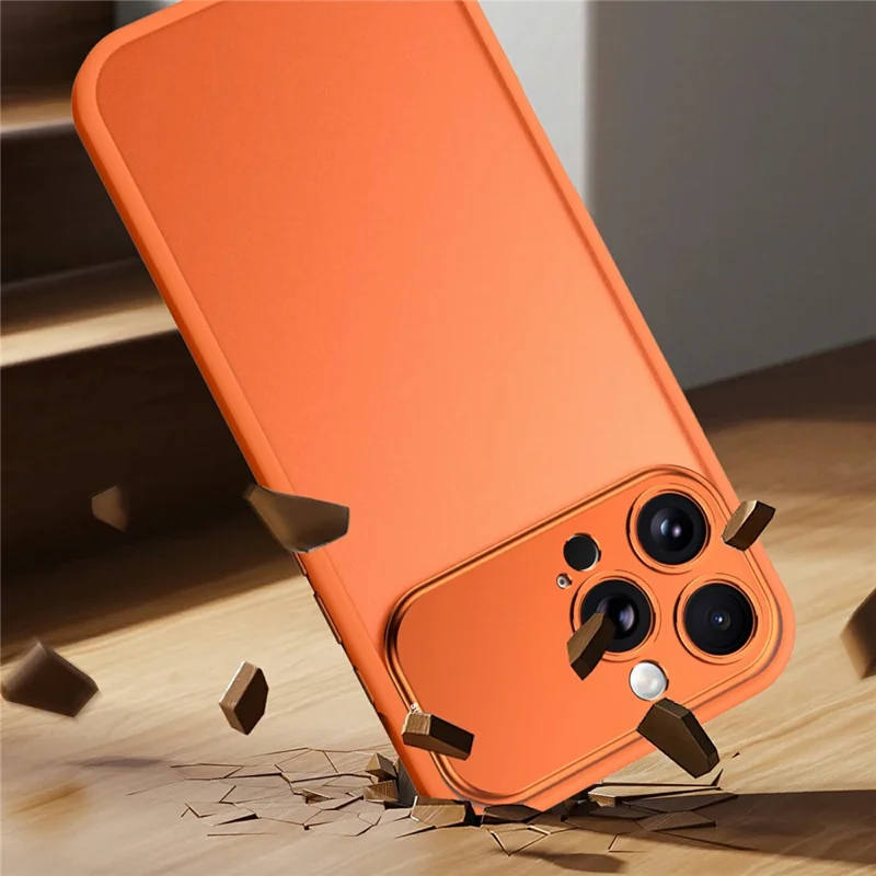 SULADA For iPhone 16 Pro Case Transfer to 17 Pro PC TPU Anti-drop Phone Cover - Orange