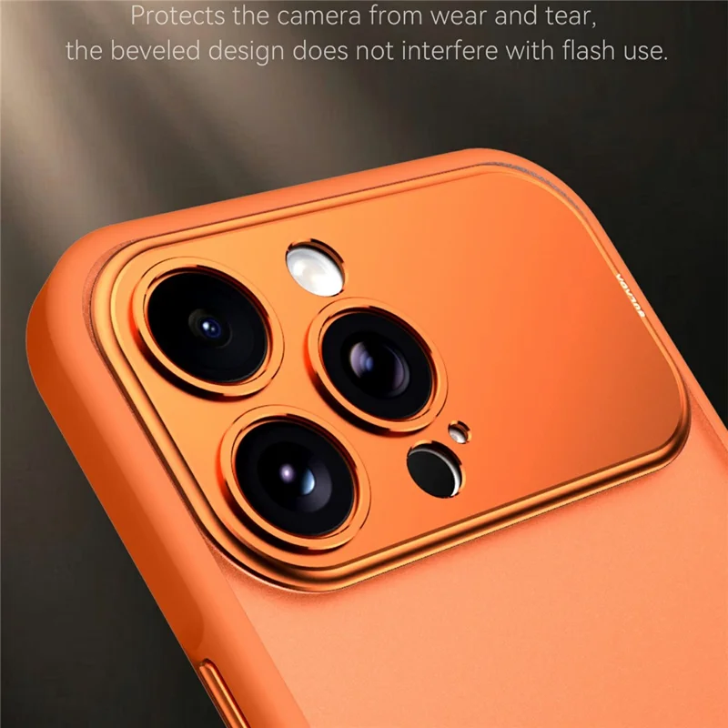 SULADA For iPhone 16 Pro Max Case Transfer to 17 Pro Max PC TPU Anti-drop Phone Back Cover - Orange