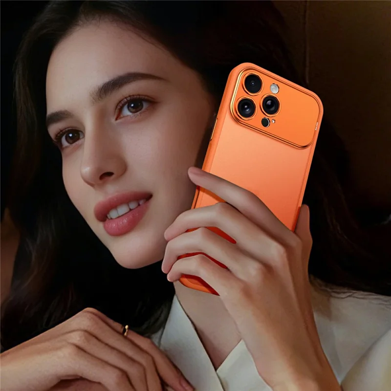 SULADA For iPhone 16 Pro Max Case Transfer to 17 Pro Max PC TPU Anti-drop Phone Back Cover - Orange