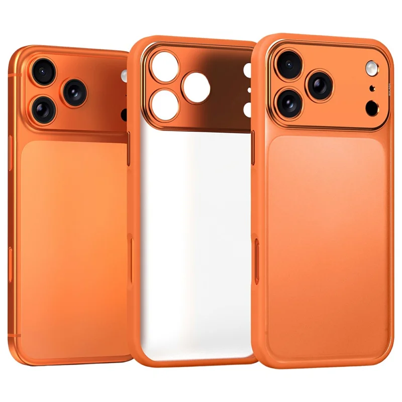 SULADA For iPhone 17 Pro Max Case PC TPU Anti Drop Phone Back Cover - Orange