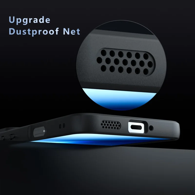 Magnetic Case For Honor Win 5G  /  Win RT 5G TPU + PC Matte Skin Touch Phone Cover - Black