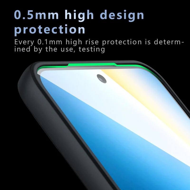 Magnetic Case For Honor Win 5G  /  Win RT 5G TPU + PC Matte Skin Touch Phone Cover - Black