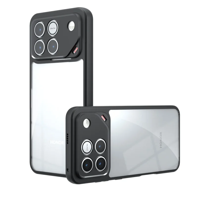 Phone Case For Honor Win 5G  /  Win RT 5G TPU + PC Shockproof Phone Cover - Transparent