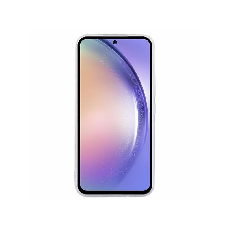 For Samsung Galaxy A57 5G Case Shockproof Soft TPU Phone Cover Glittery Design - Silver