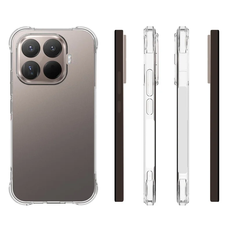 For Xiaomi 17T TPU Case Non Slip Anti Drop Phone Cover - Transparent