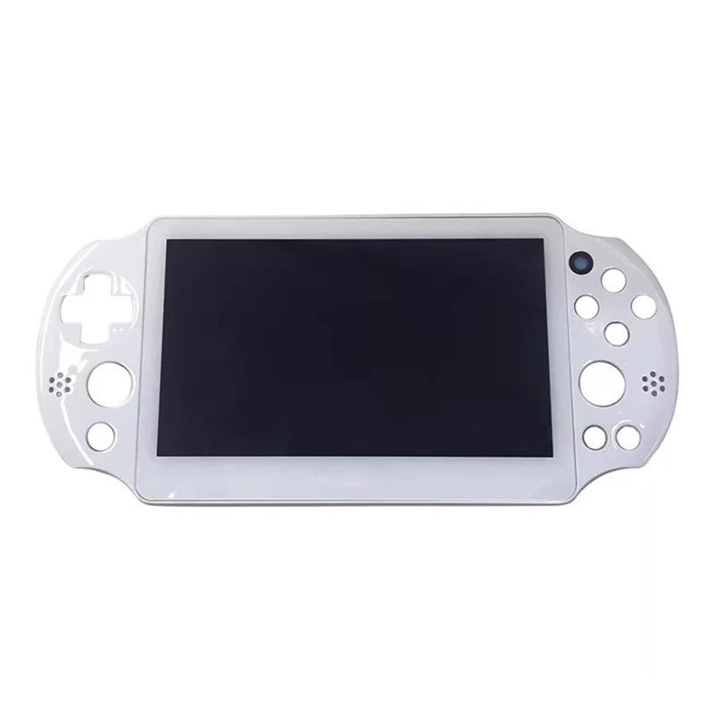 For Sony PlayStation Vita 2000 OEM Grade S Sharp LCD Screen and Digitizer Assembly with Case Replacement Part (without Logo) - White