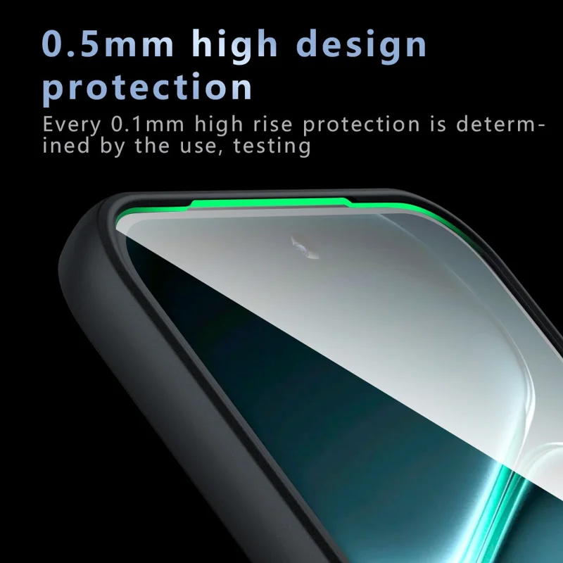 Phone Case For OnePlus Turbo 6V 5G  /  Turbo 6 5G TPU + PC Shockproof Phone Cover - Transparent