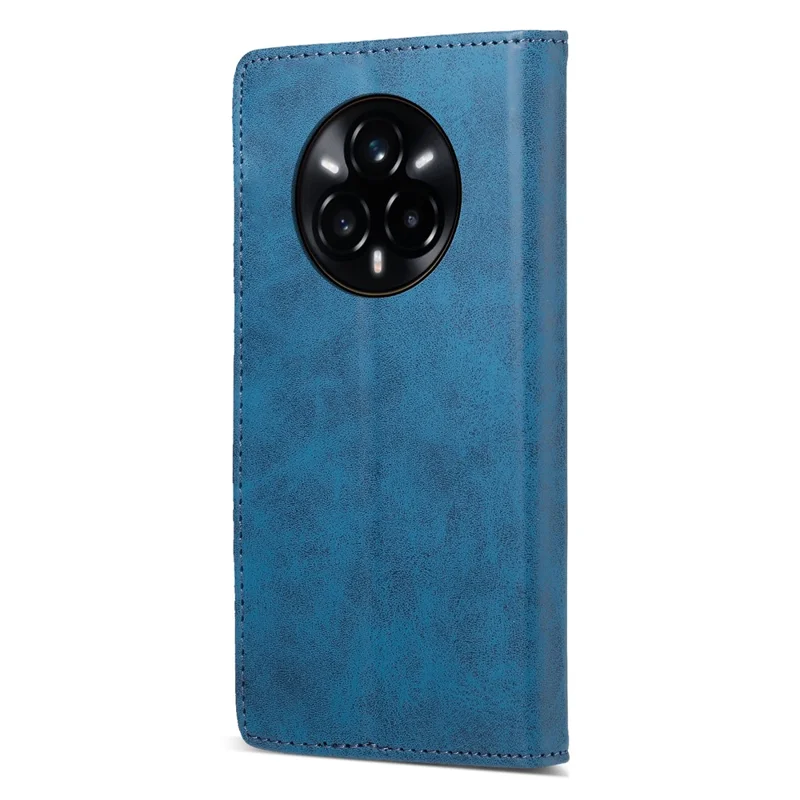 Bulk Purchasing For Realme 14 Pro+ 5G Wallet Case RFID Blocking TPU PU Leather Phone Cover - Blue